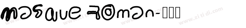 Masque Roman字体转换